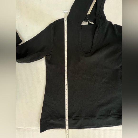 NWT Chico's Black Hooded 3/4 Sleeve size 0. Cotton and spandex - Picture 6 of 6